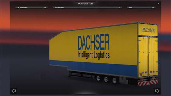 Krone Doubledecker Refrigerated DACHSER Logistics Trailer