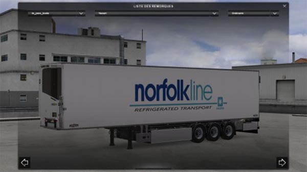 Trailer Standalone Chereau Norfokline